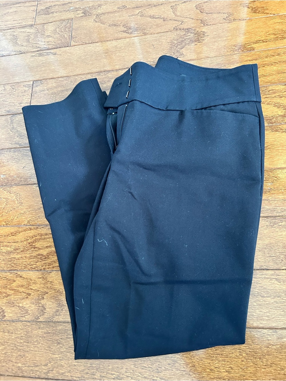 LOFT Black Marisa Straight Pants